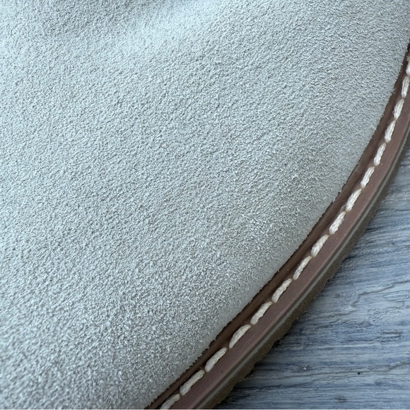 Black Brown 1826 Men's Suede Oxfords - Light Gray ‘Henry’ Size 10 - Picture 12 of 15